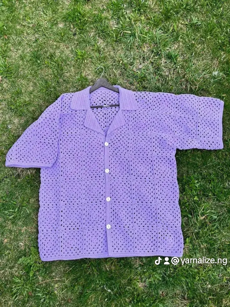 Crochet unisex shirt - 1