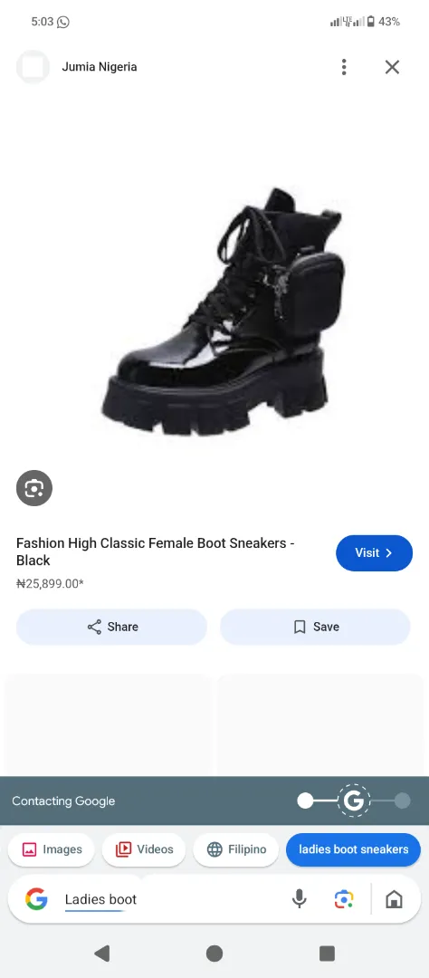 Ladies boot - 1