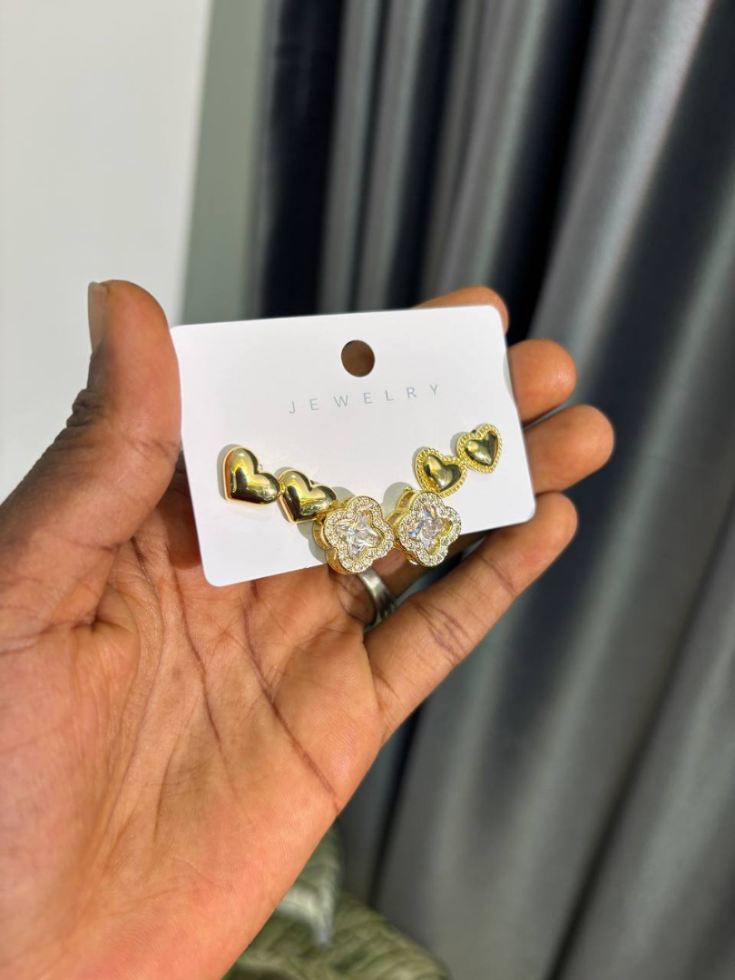 LUXURY 3 SET EARRINGS - 2