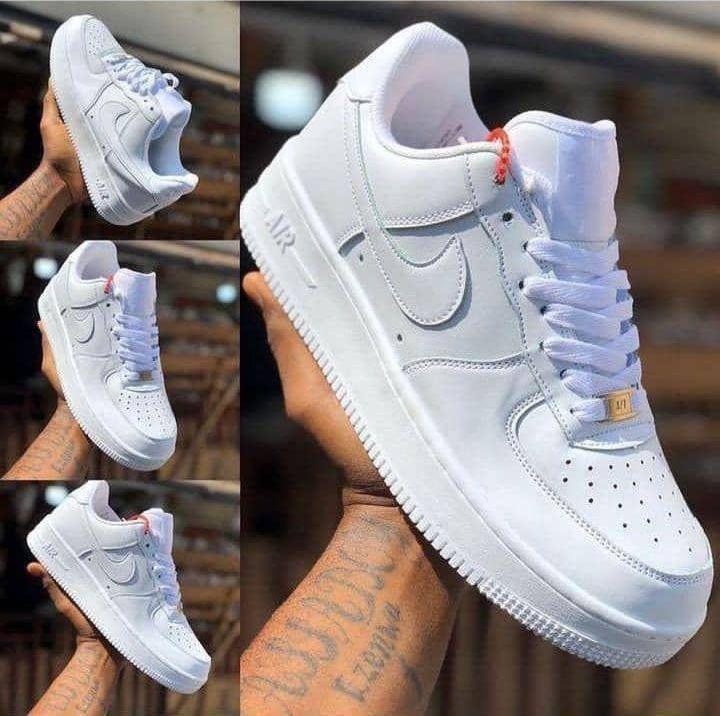 Nike Air Force 1 All White (Double Sole) - 1