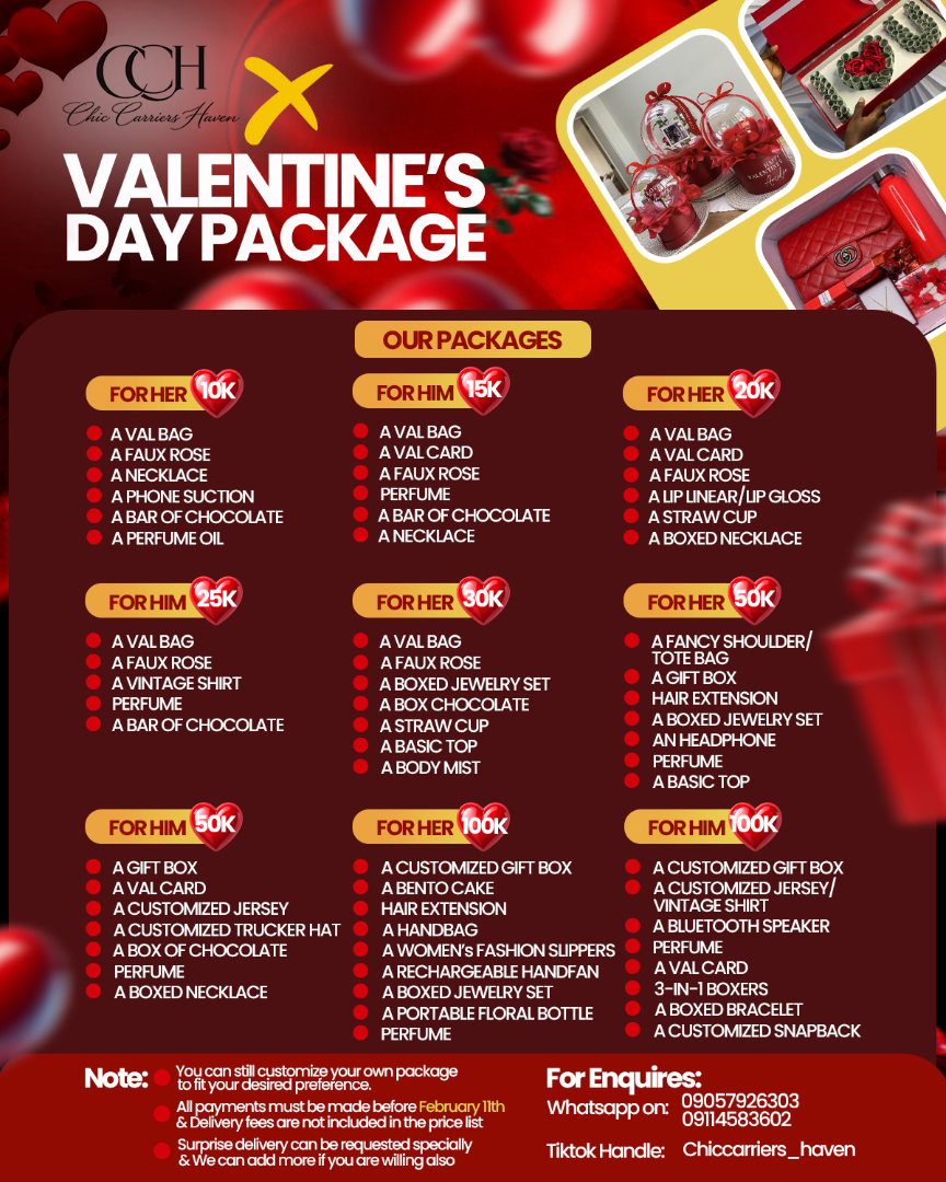 Valentine package for her