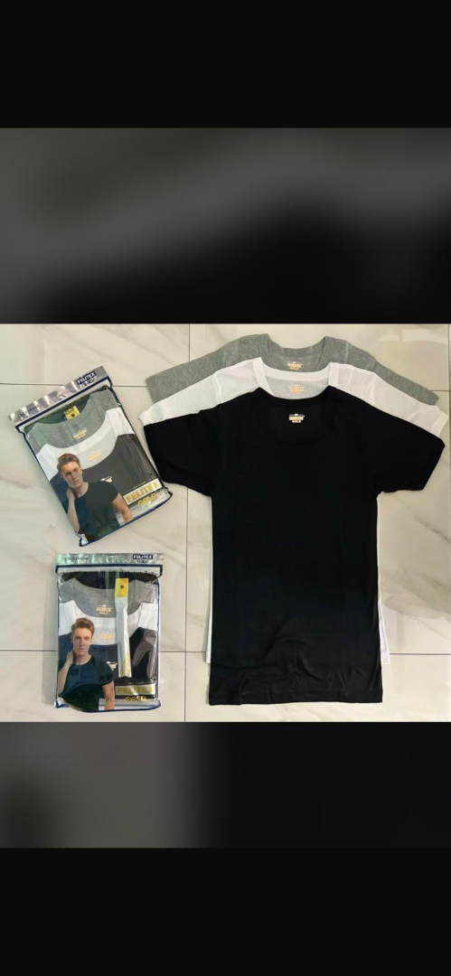 3 in 1 men round neck