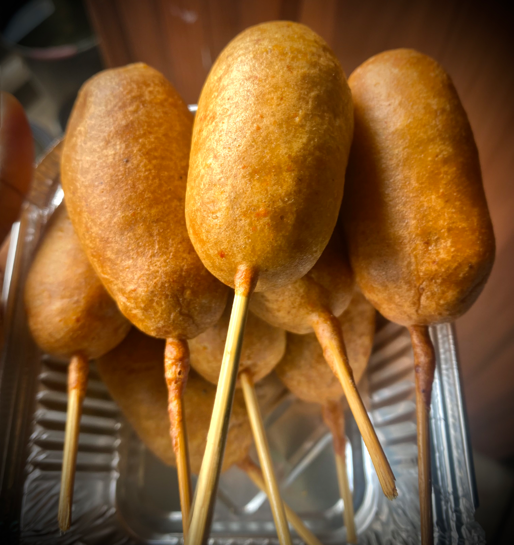Mini corn dogs