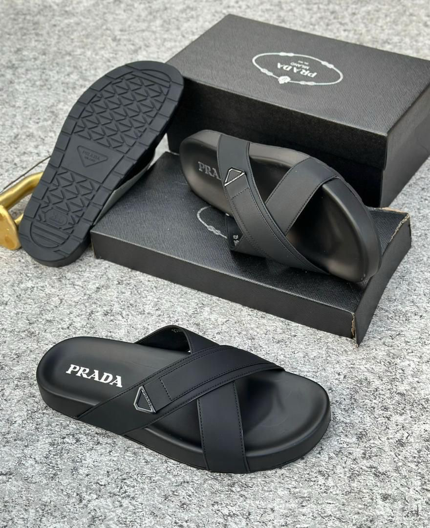 Prada Leather Sandals - 1