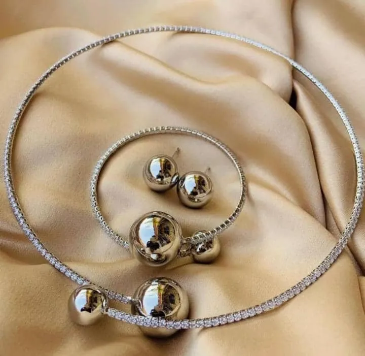 Custom Earrings and Necklace Set - 1