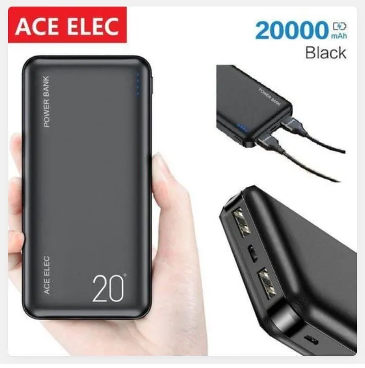 Ace elec power bank 20000mah