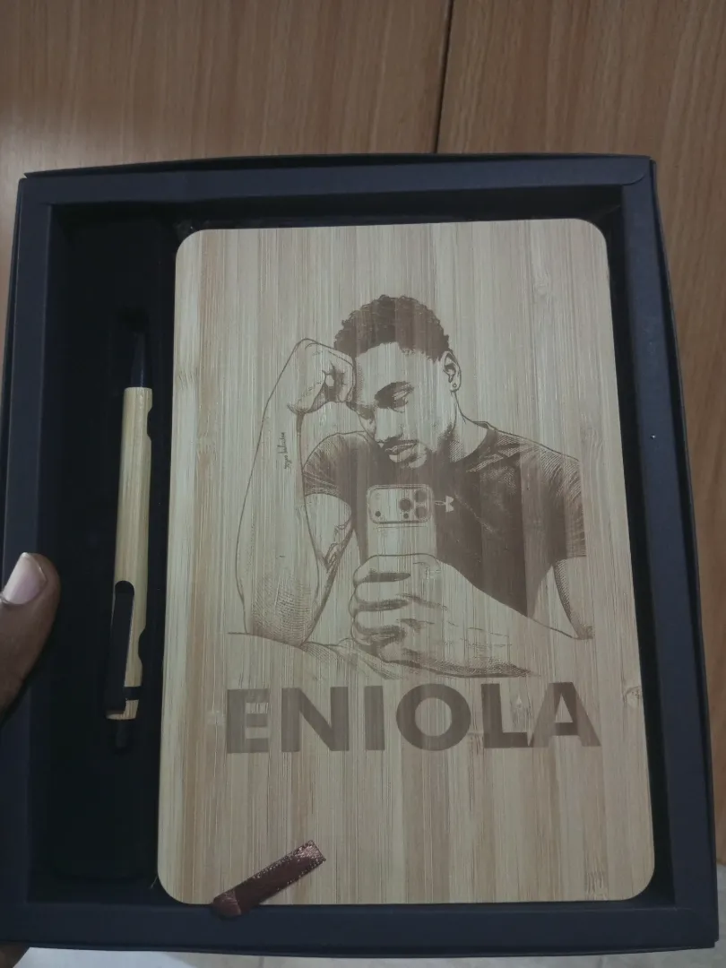 Customized 2in1 Wooden Journal - 1