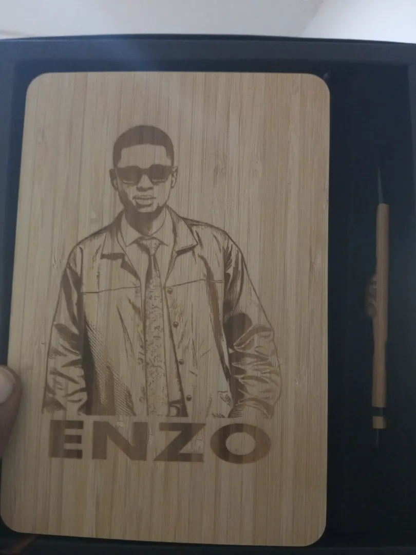 Customized 2in1 Wooden Journal - 2