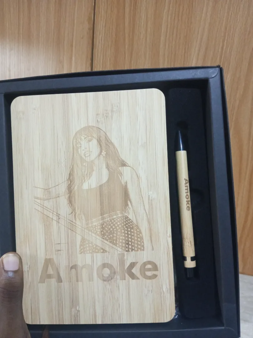 Customized 2in1 Wooden Journal - 4