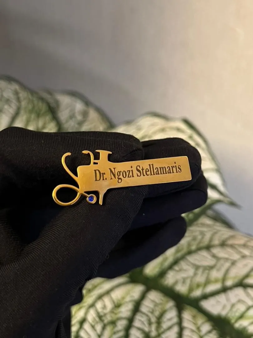 Syringe Brooch